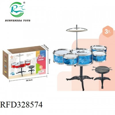 Kids educational musical instrument model plastic jazz drum toy