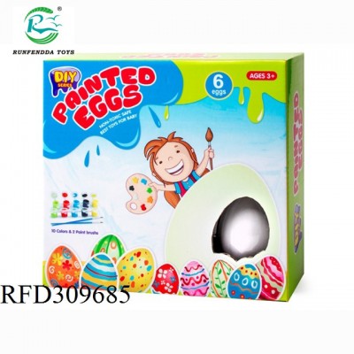 DIY painted eggs gypsum painting toys for kids 2020 educational