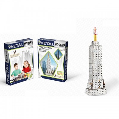 FAMOUS BUILDINGS METAL ASSEMBLED BUILDING BLOCK TOYS