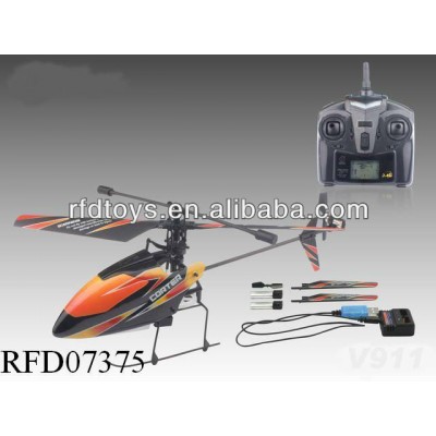 hot-selling 4ch rc 2.4G single blade helicopter,wl v911 helicopter