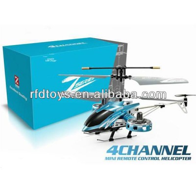 Avatar Blue Z008 4 Channel 4CH Gyro Remote Control RC Mini Helicopter Z Series