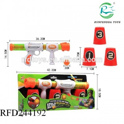 Hot selling kids funny foam ball soft bullet gun