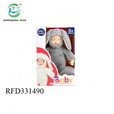 New arrival soft calm doll with laughter baby plush toys