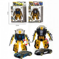 New product metal die cast tranformed robot car alloy toys