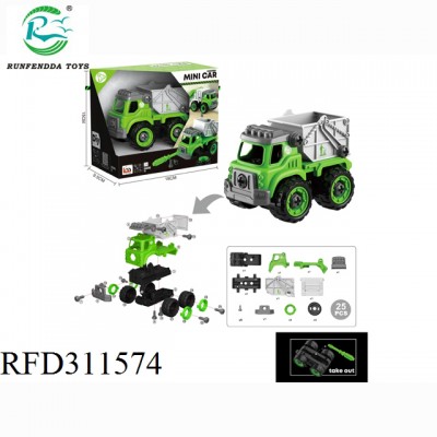 Best-selling car toys muck truck DIY educational toys